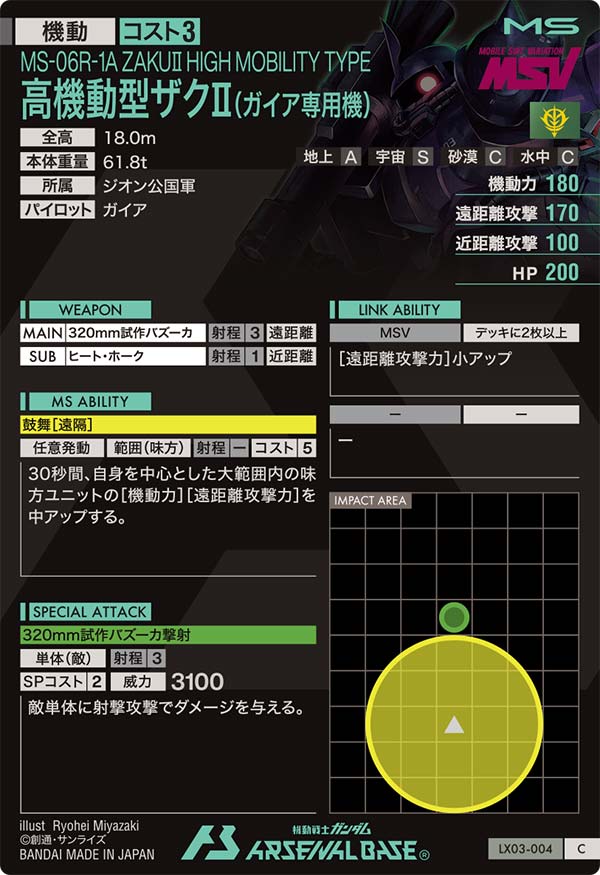高機動型ザクⅡ(ガイア専用機)【LX03-004】