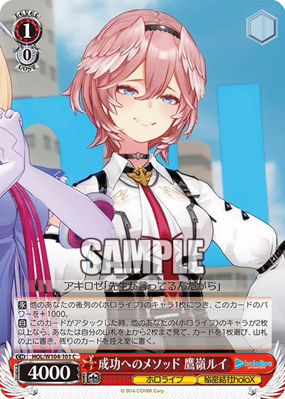 成功へのメソッド 鷹嶺ルイ(HOL/W104-101)